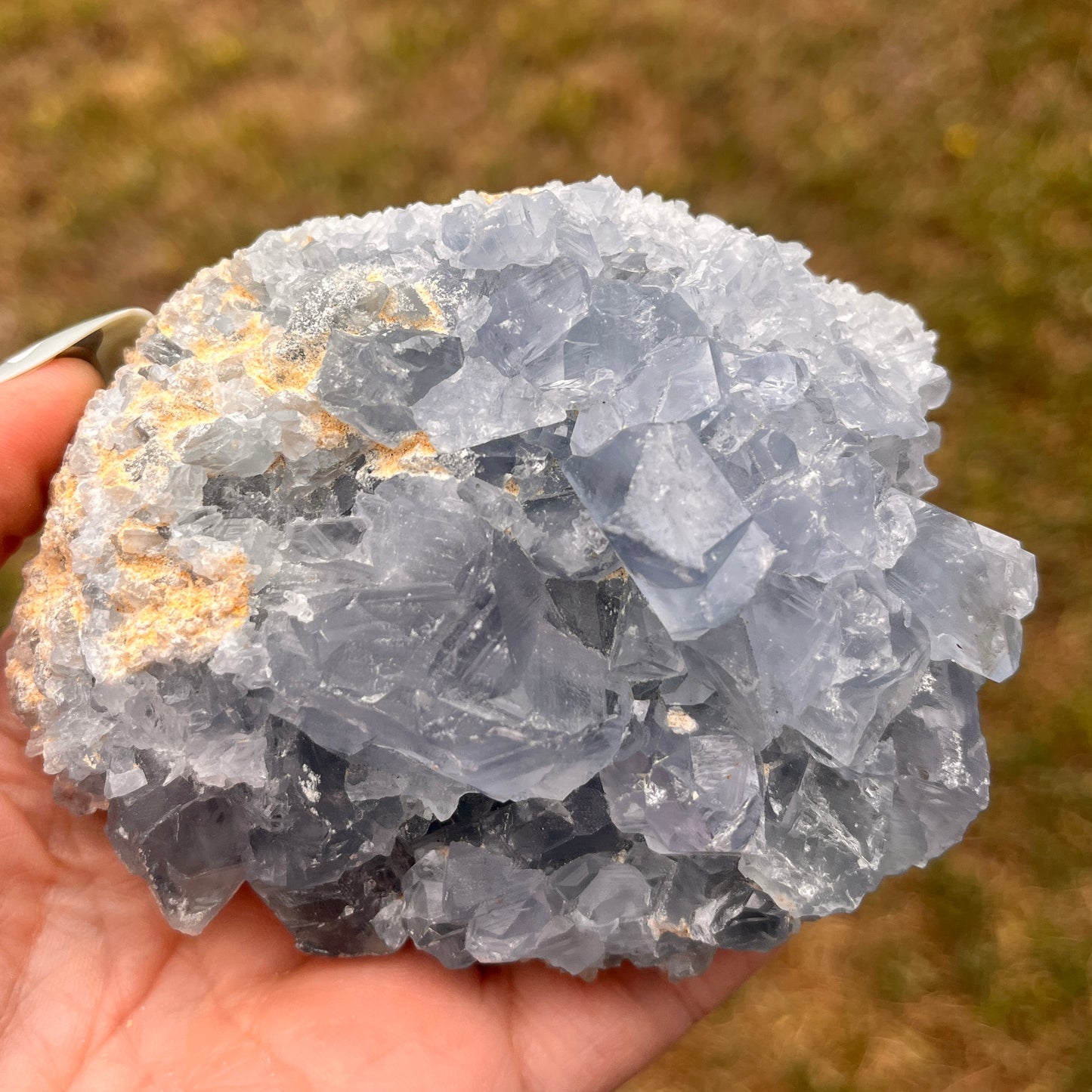 Celestite Crystal Cluster 340gm