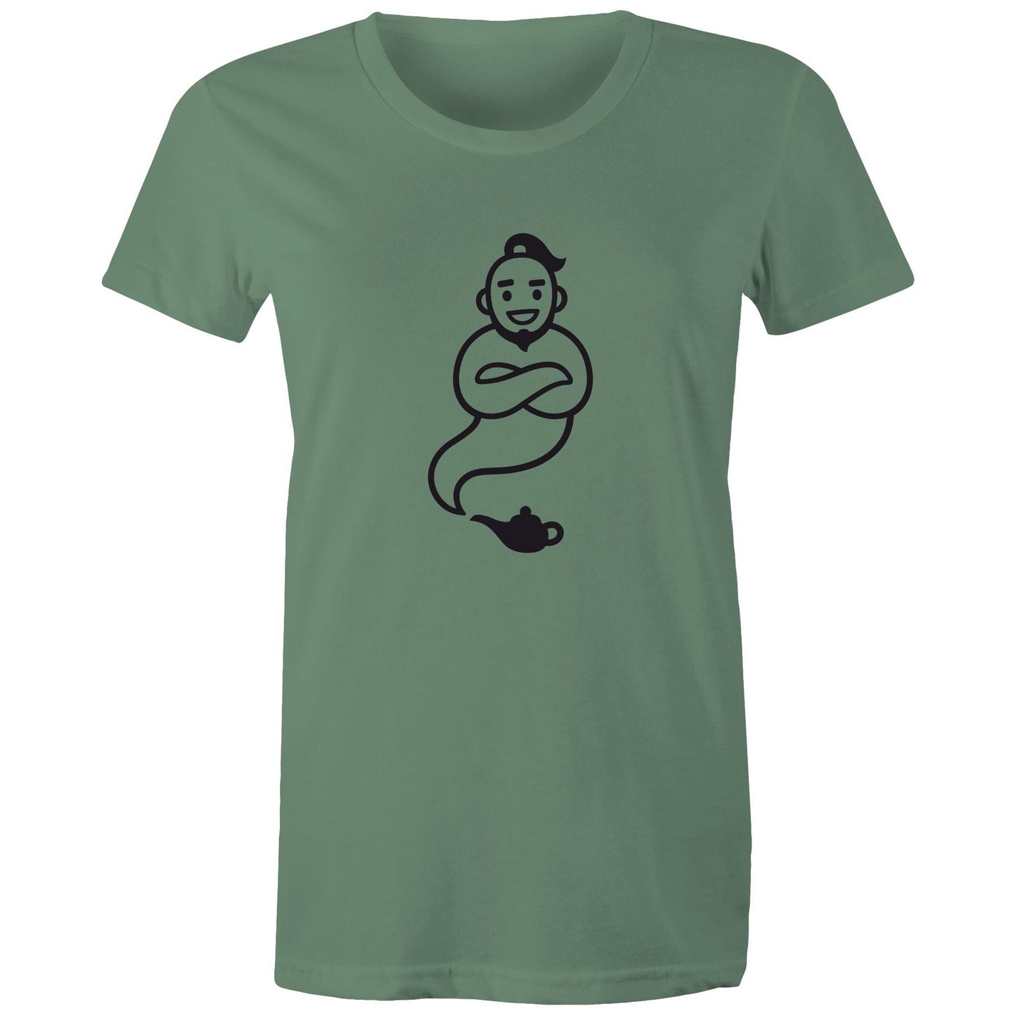 Women's Earthfolk T shirt - Genie - The Crescent Moon