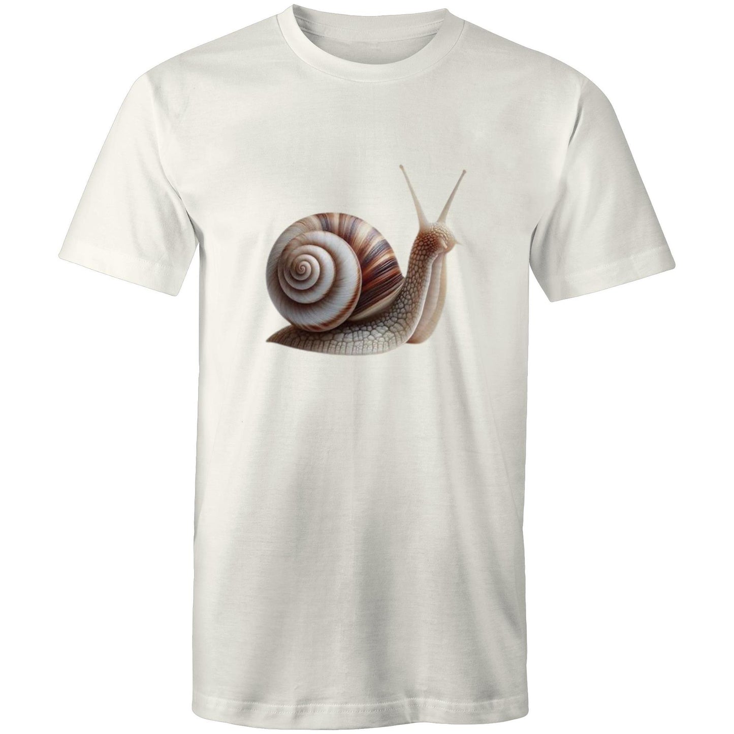 Men's Earthfolk printed T shirt - Snail - The Crescent Moon