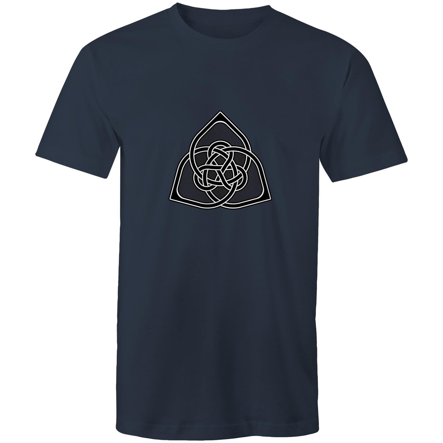 Men's Earthfolk T shirt - Celtic Shadow - The Crescent Moon
