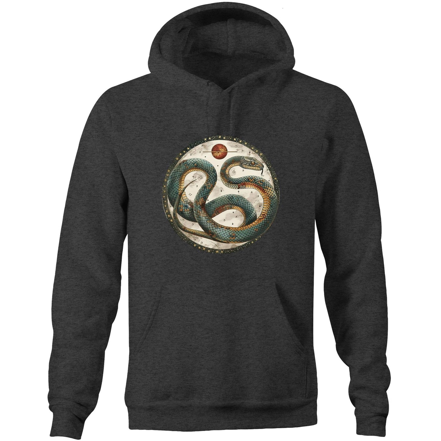 Men's Earthfolk Hoodie - Celestial Serpent
