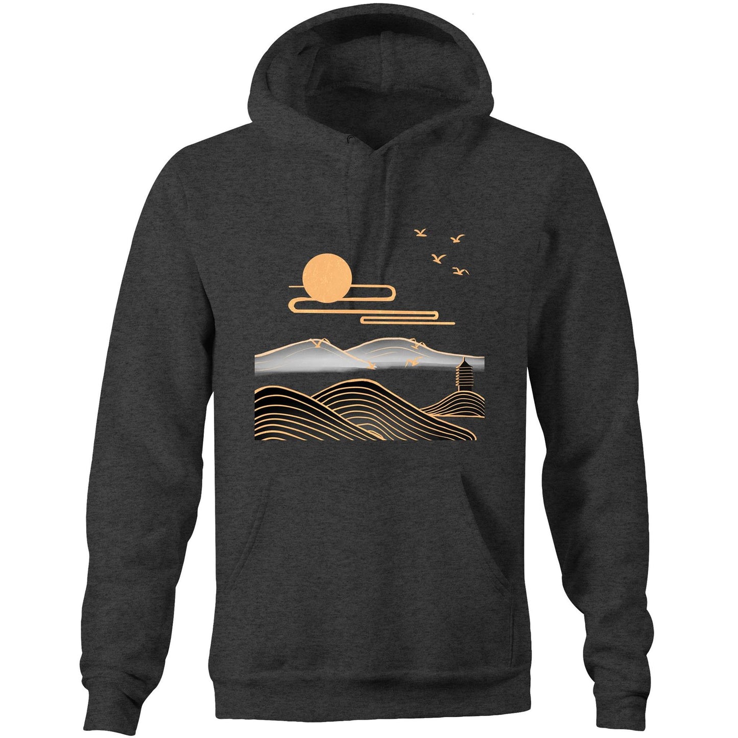 Unisex Earthfolk Hoodie - Natures Rise - The Crescent Moon