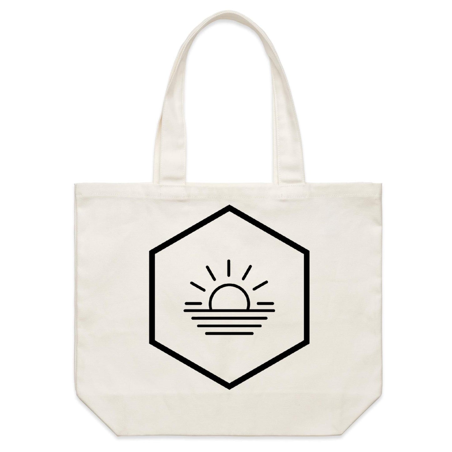 Earthfolk Canvas Tote Bag Sunset Icon - The Crescent Moon