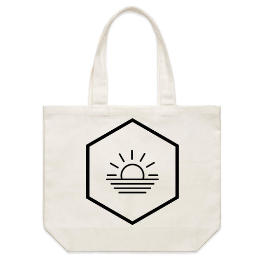 Earthfolk Canvas Tote Bag Sunset Icon - The Crescent Moon
