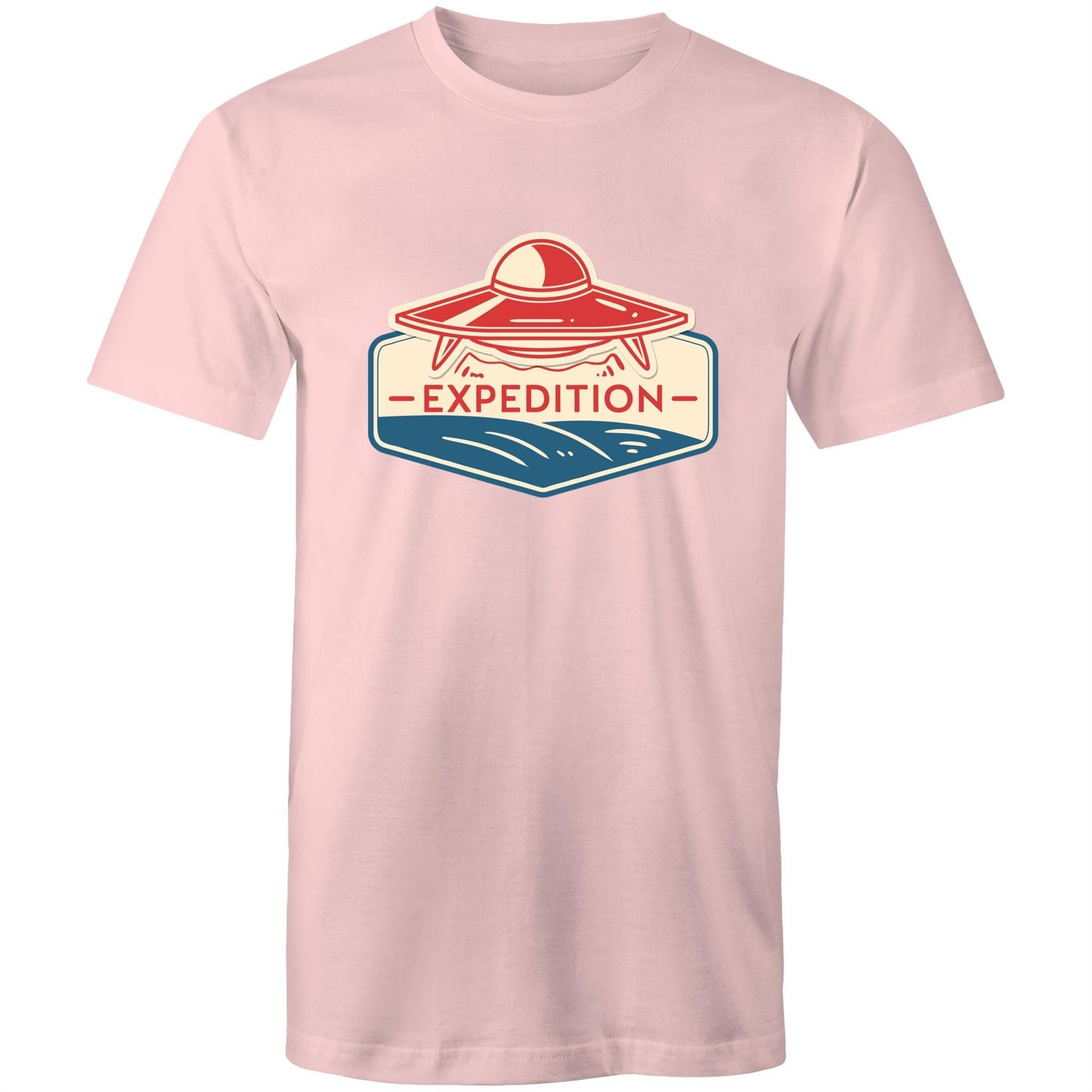 Men's Earthfolk T shirt - Alien Expedition - The Crescent Moon
