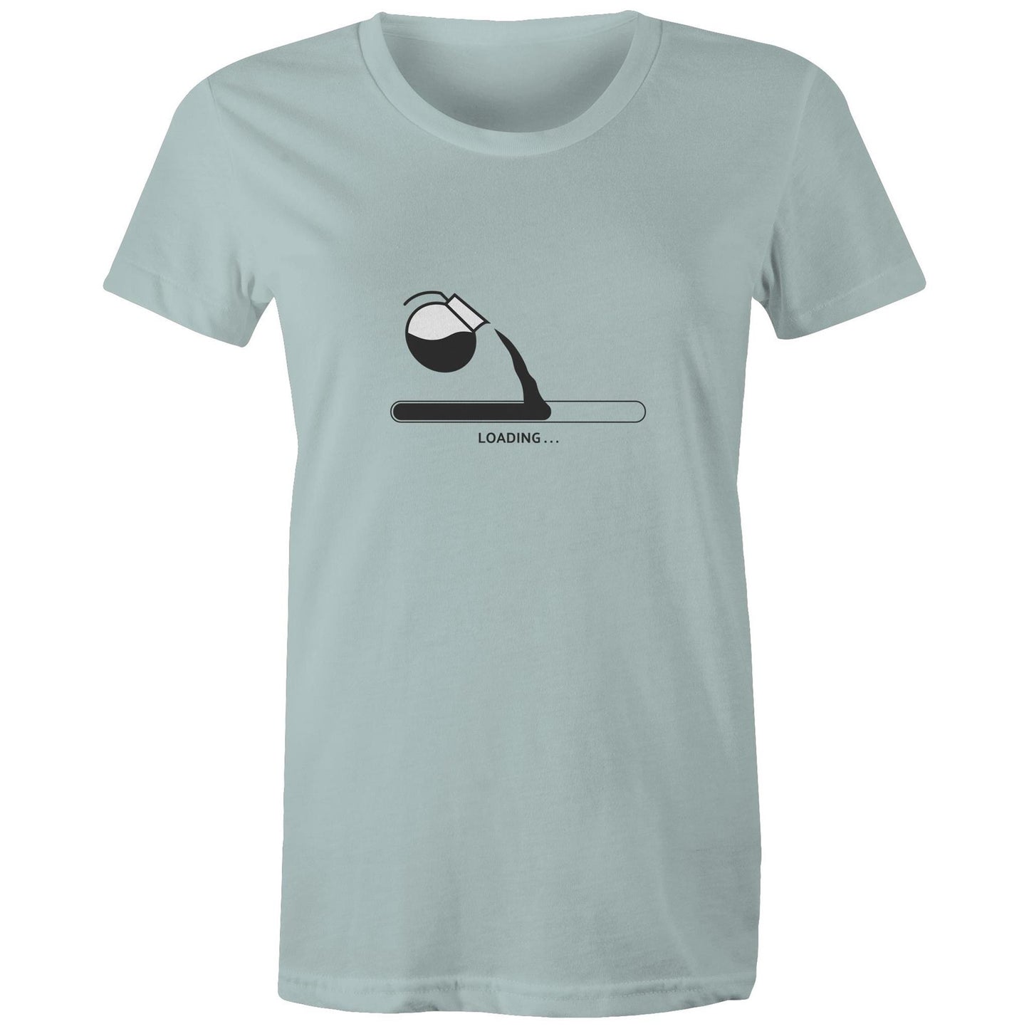 Women's Earthfolk Printed T shirt - Coffee Hit