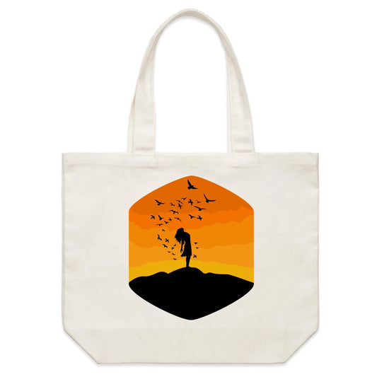 Earthfolk Canvas Tote Bag - Freedom - The Crescent Moon