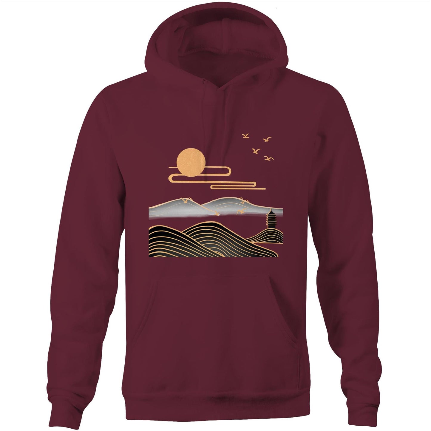 Unisex Earthfolk Hoodie - Natures Rise - The Crescent Moon