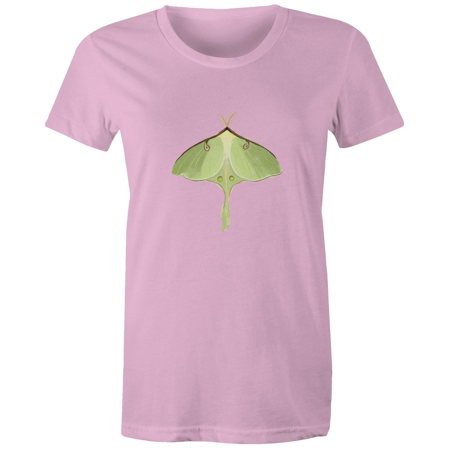 Earthfolk Printed T shirt - Women's Relaxed Fit - Luna Moth
