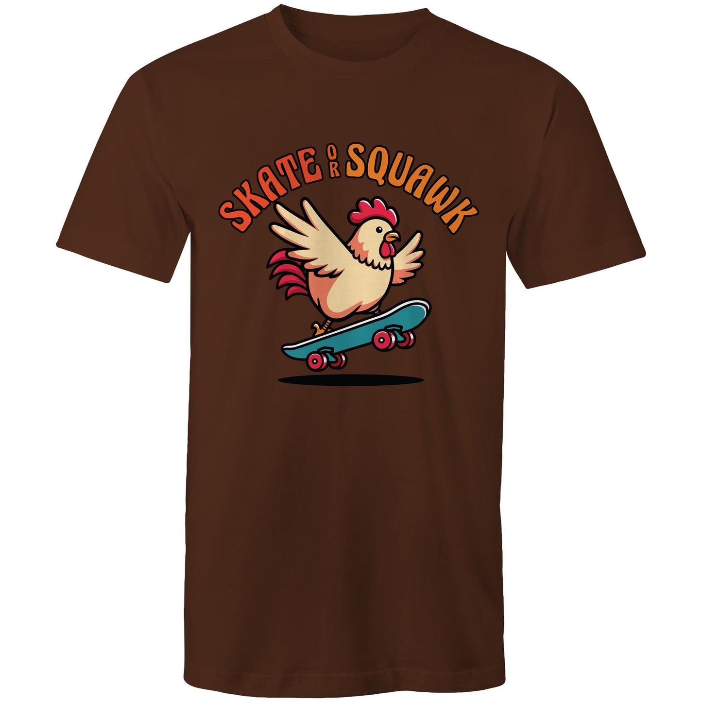 Men's Earthfolk T shirt - Skater Chook