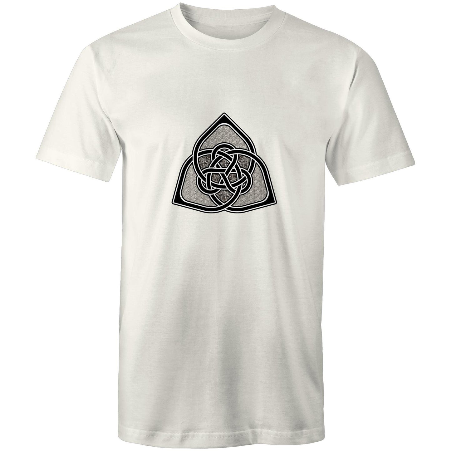 Men's Earthfolk T shirt - Celtic Shadow - The Crescent Moon