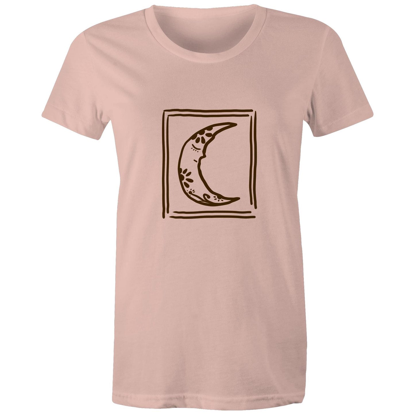 Women's Earthfolk T shirt - Sleepy Moon