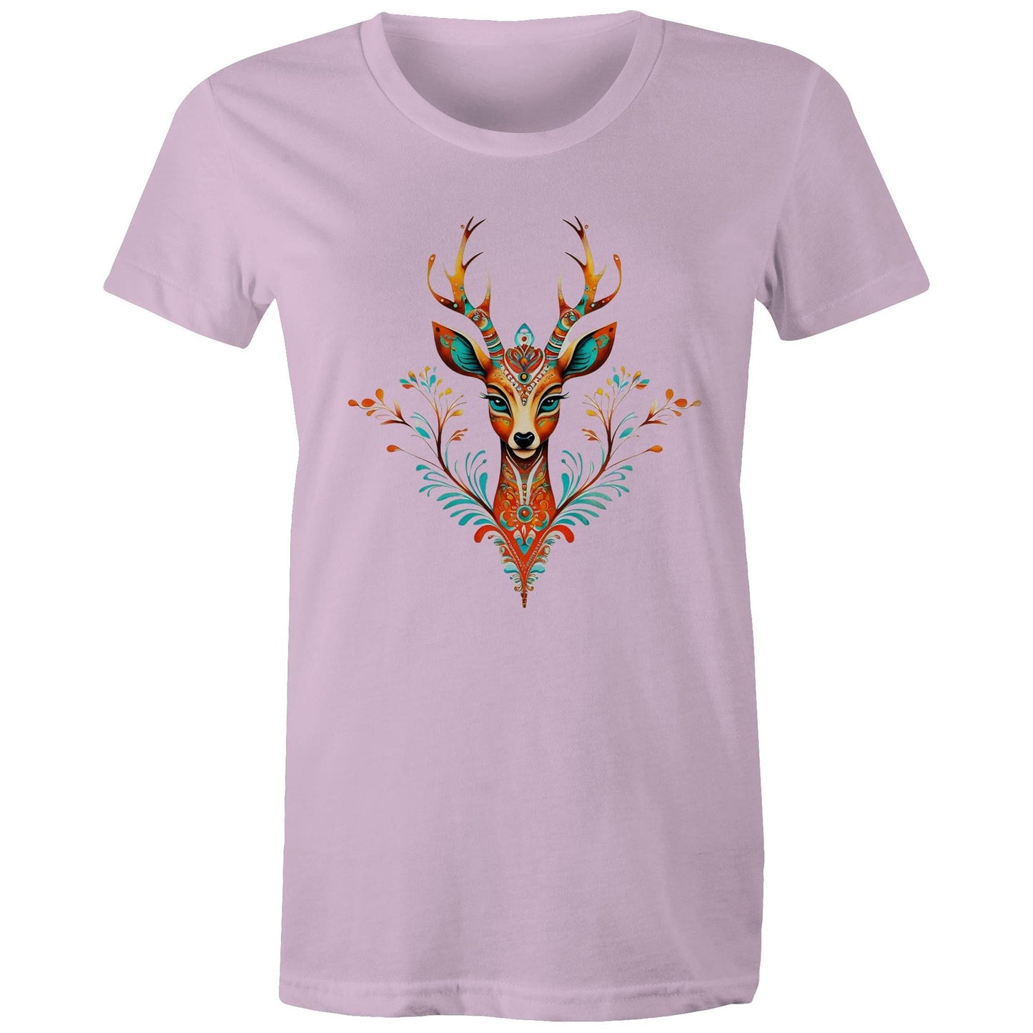 Women's Earthfolk T shirt - Spirit Animal - The Crescent Moon