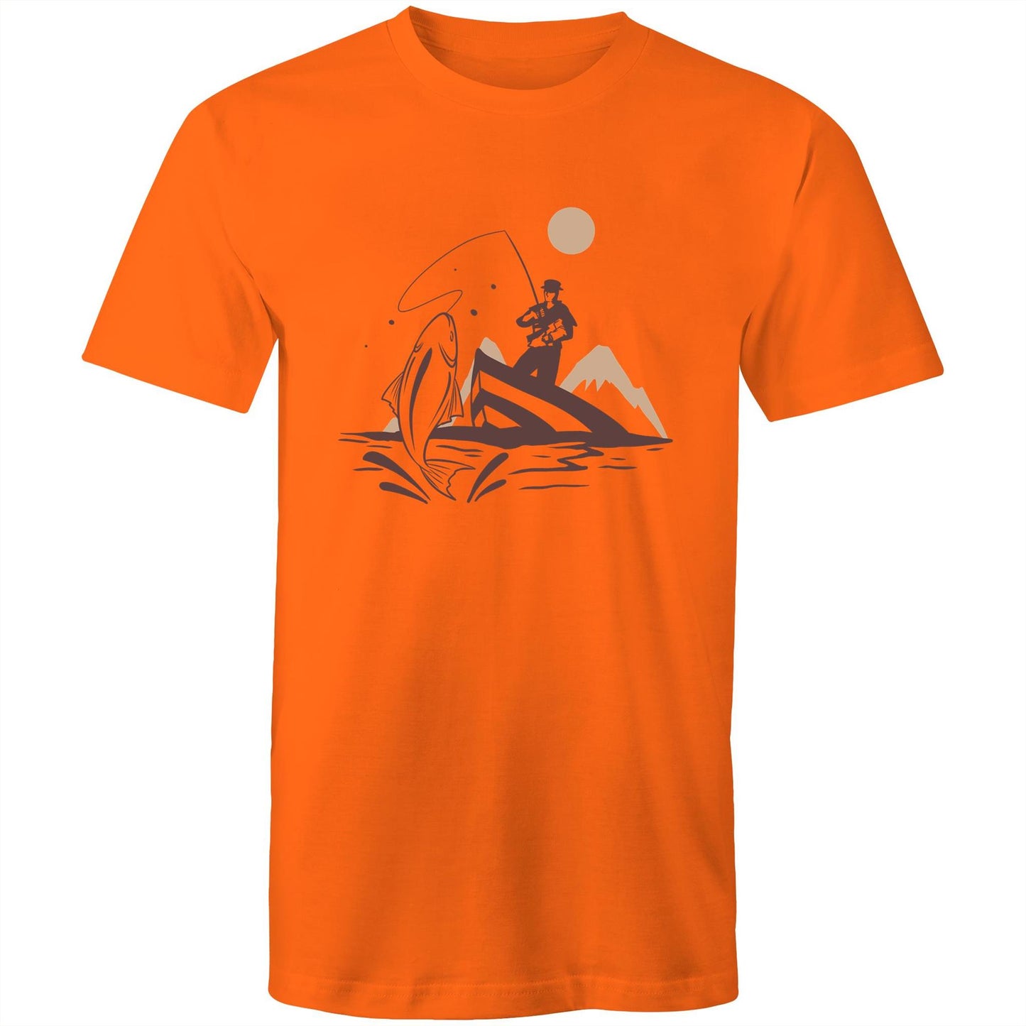 Men's Earthfolk T shirt - Catch of the Day - The Crescent Moon