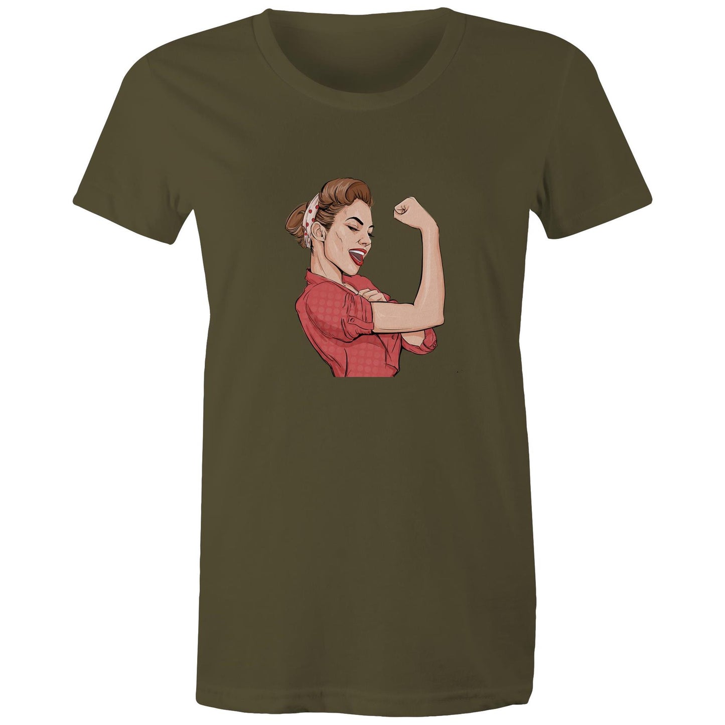 Women's Earthfolk T shirt - I am Woman - The Crescent Moon
