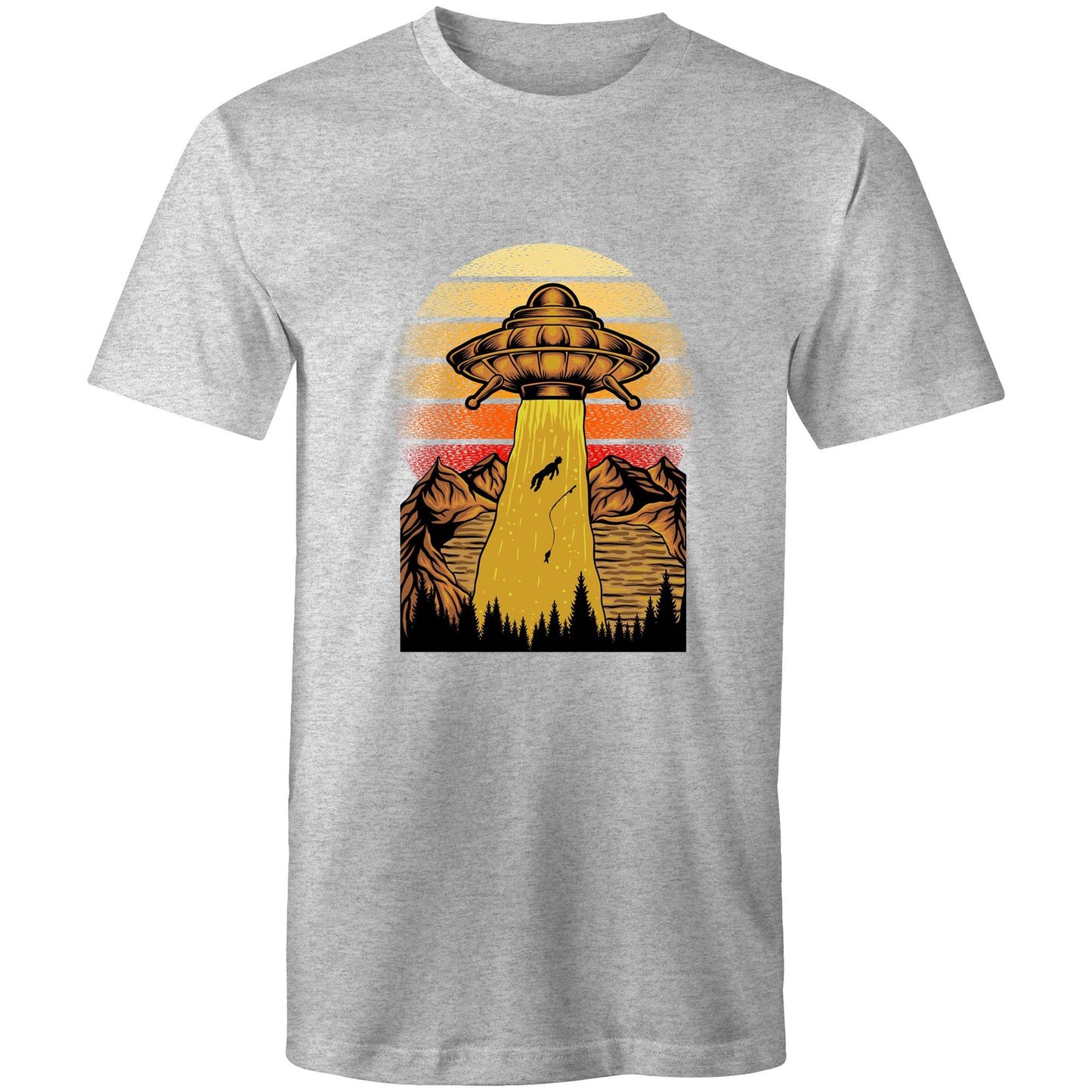Men's Earthfolk T shirt - Beam Me Up - The Crescent Moon