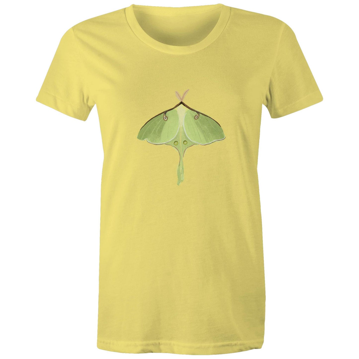 Earthfolk Printed T shirt - Women's Relaxed Fit - Luna Moth