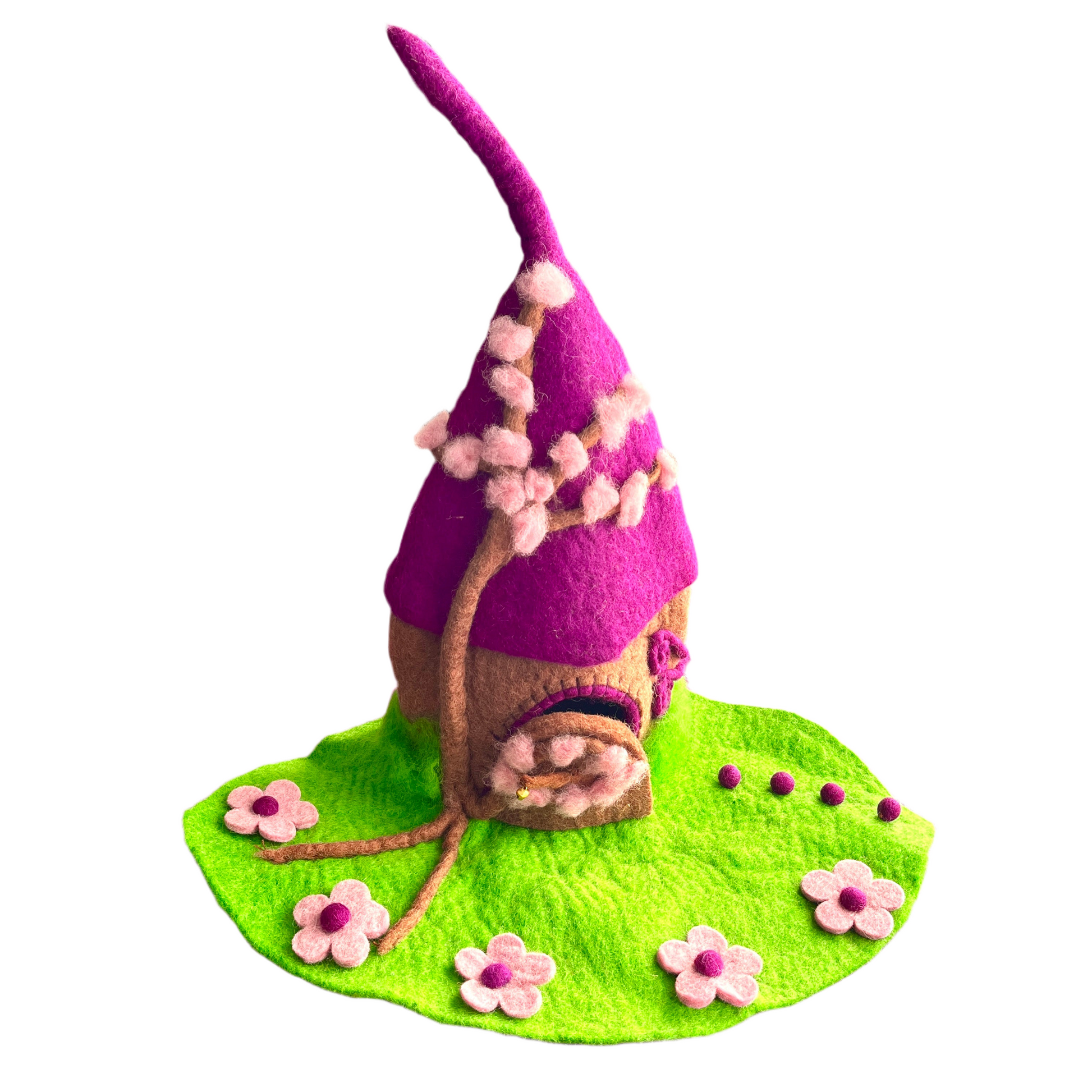 Felt Fairy House - Blossom - The Crescent Moon