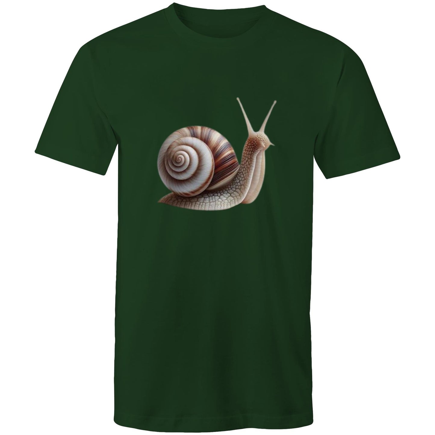 Men's Earthfolk printed T shirt - Snail - The Crescent Moon