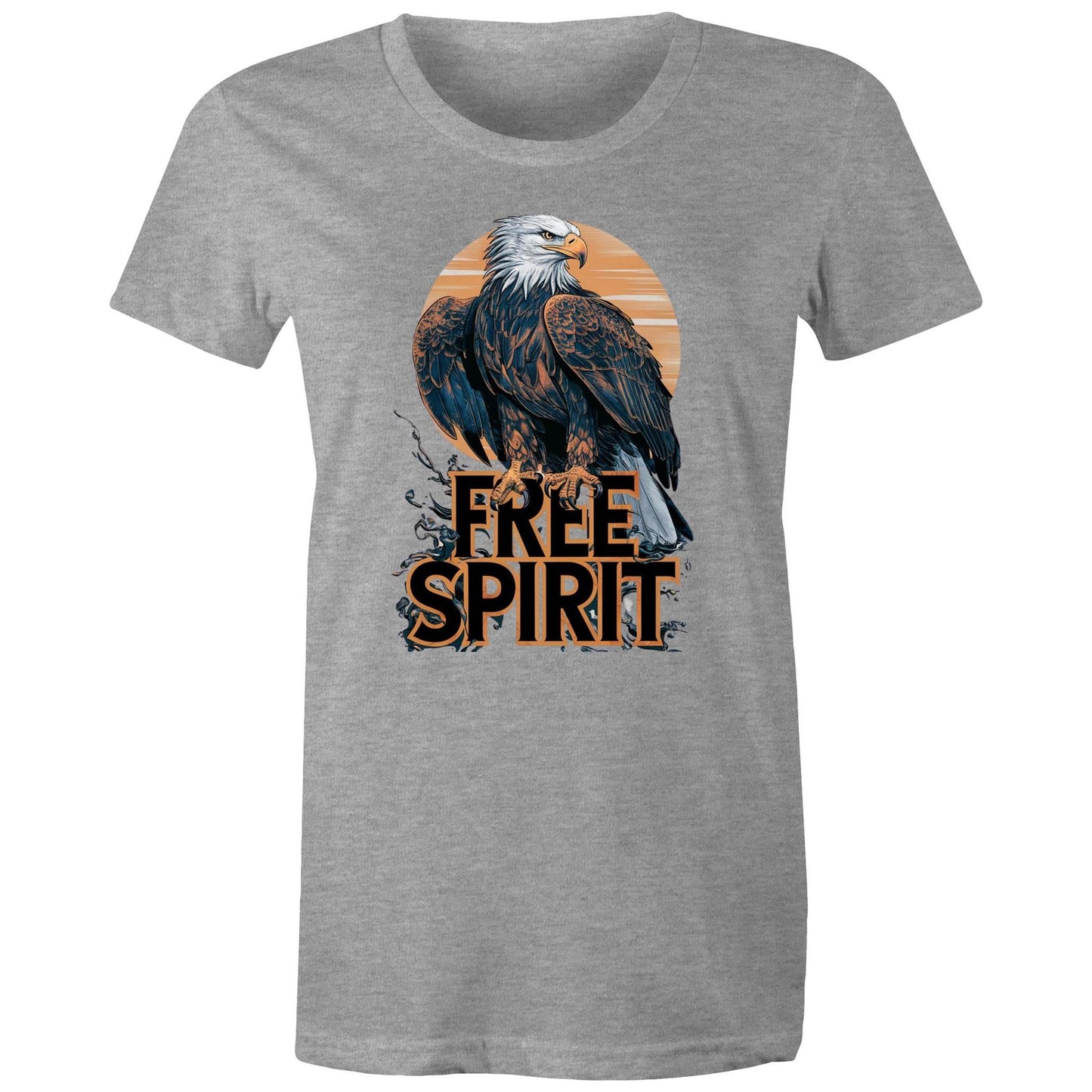 Womens Earthfolk T shirt - Free Spirit - The Crescent Moon