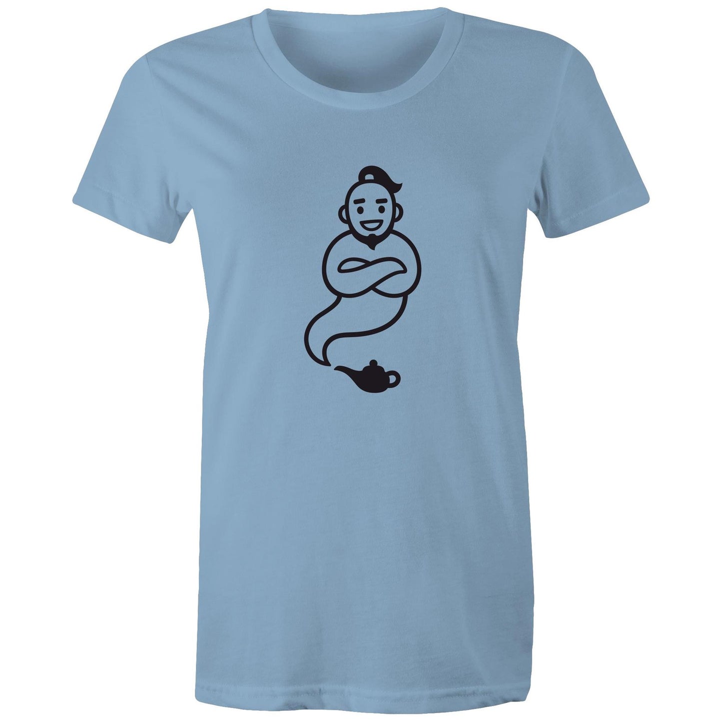 Women's Earthfolk T shirt - Genie - The Crescent Moon