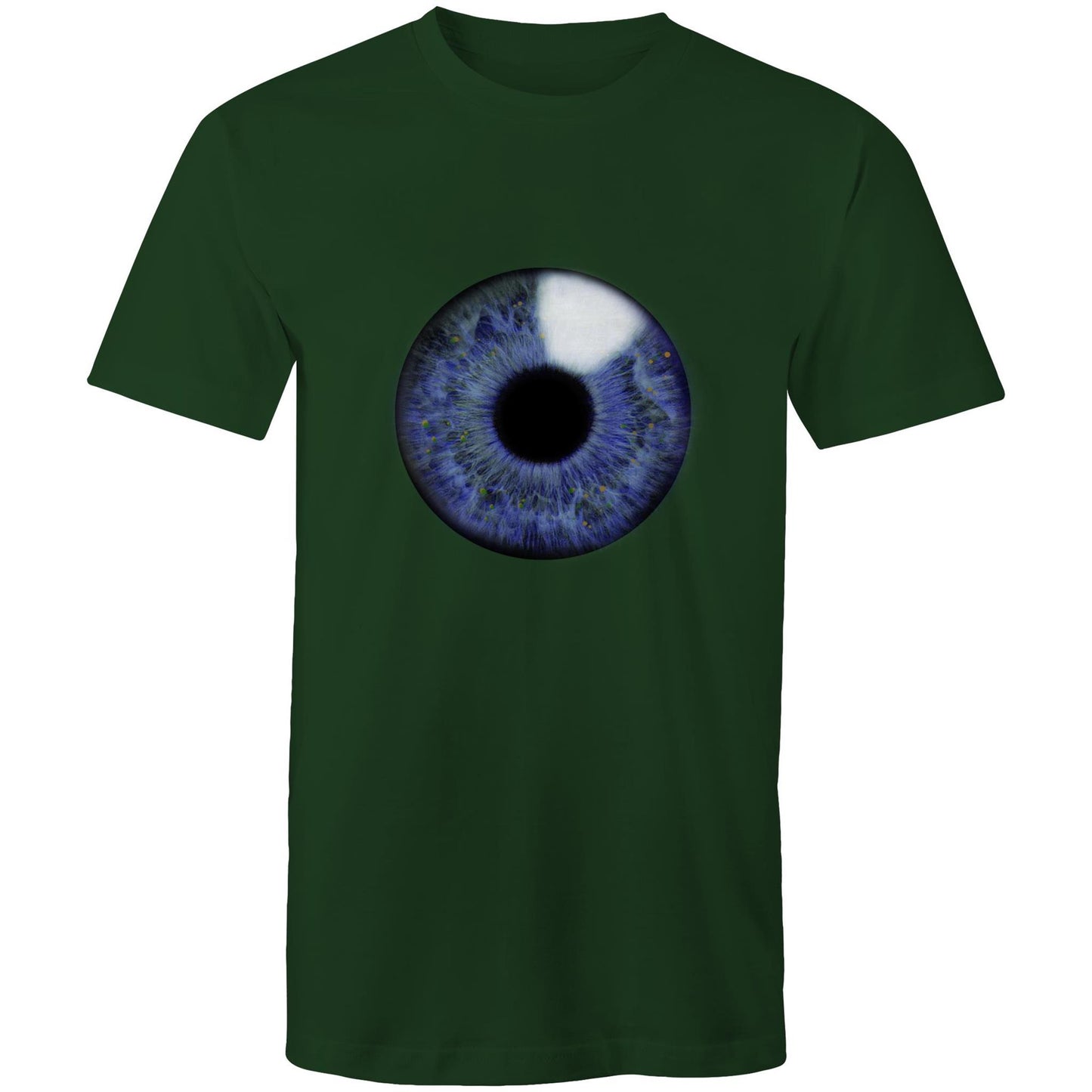 Earthfolk Printed T shirt - Mens Relaxed Fit - Eyeball - The Crescent Moon
