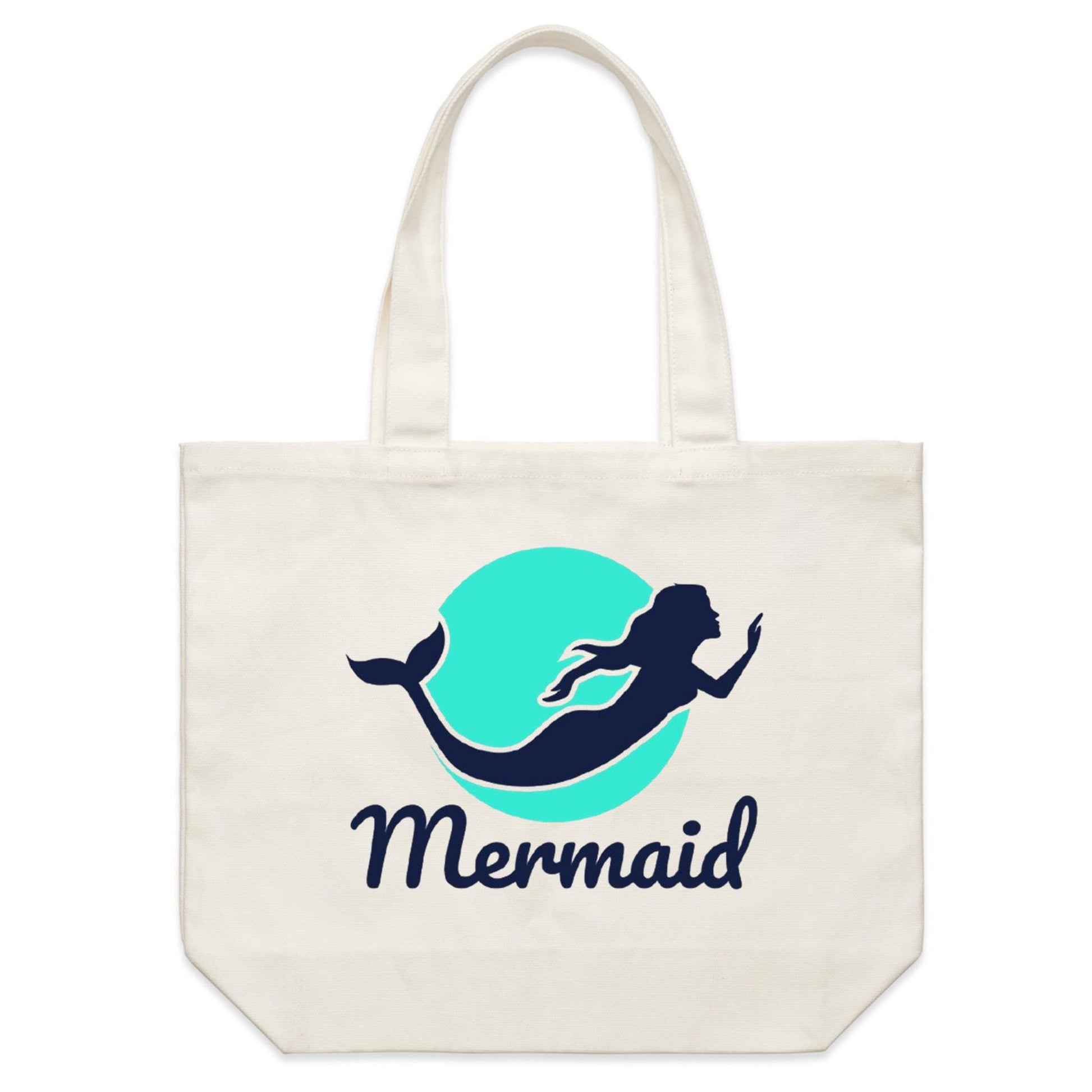 Earthfolk Mermaid Canvas Tote Bag - The Crescent Moon