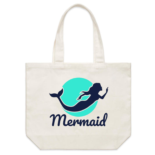 Earthfolk Mermaid Canvas Tote Bag - The Crescent Moon