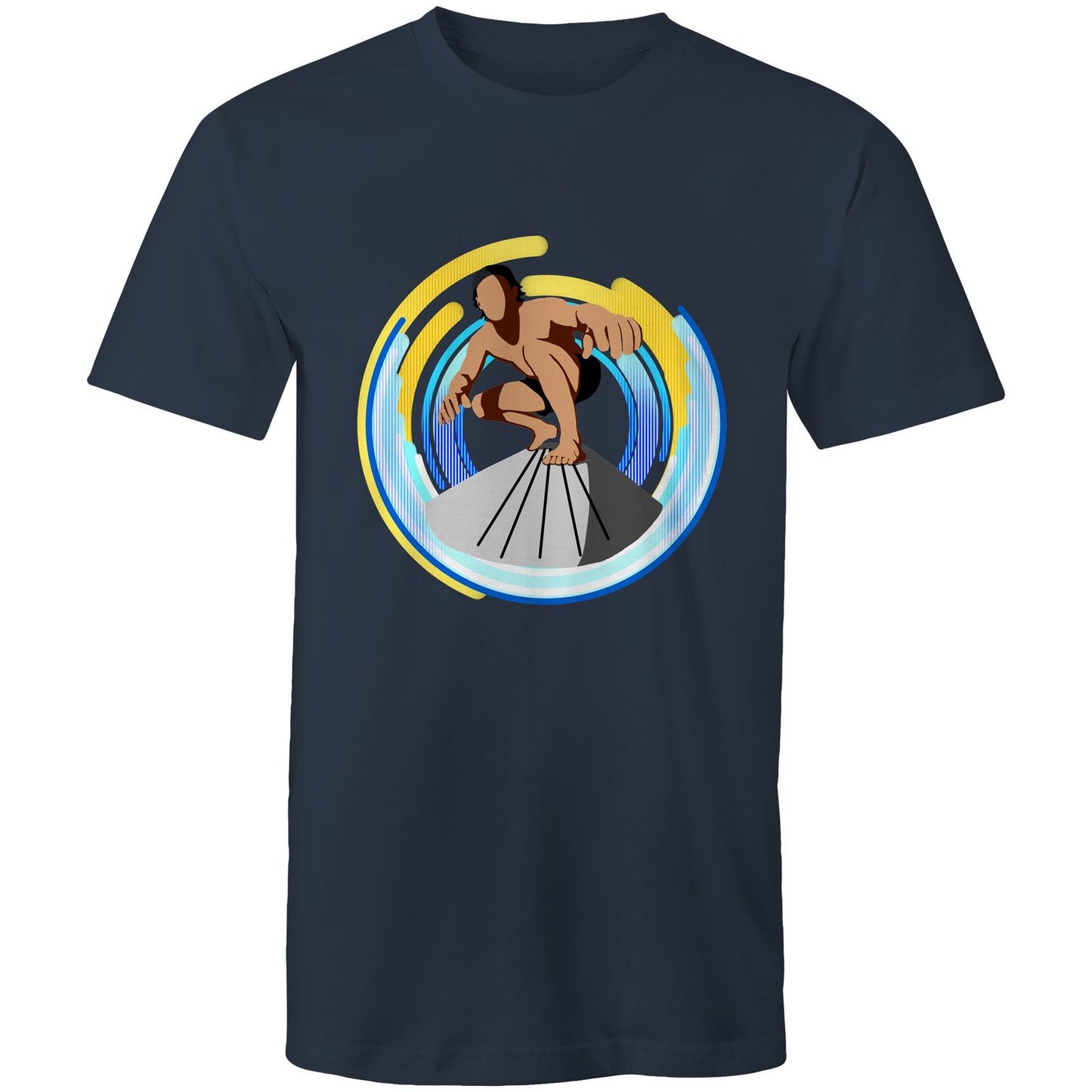Men's Earthfolk T shirt - Green Room - The Crescent Moon