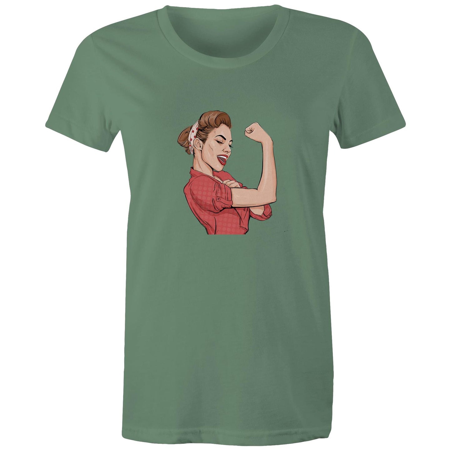 Women's Earthfolk T shirt - I am Woman - The Crescent Moon