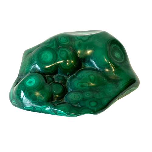 Malachite Crystal Polished Free Form - The Crescent Moon