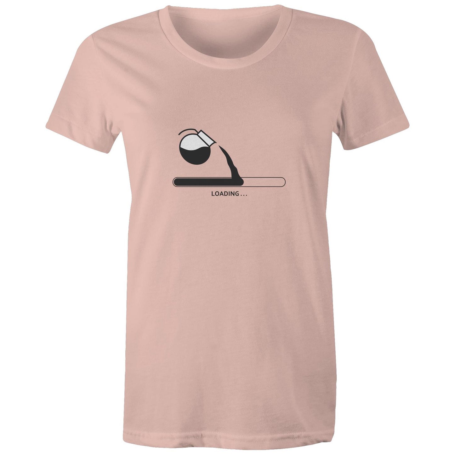 Women's Earthfolk Printed T shirt - Coffee Hit