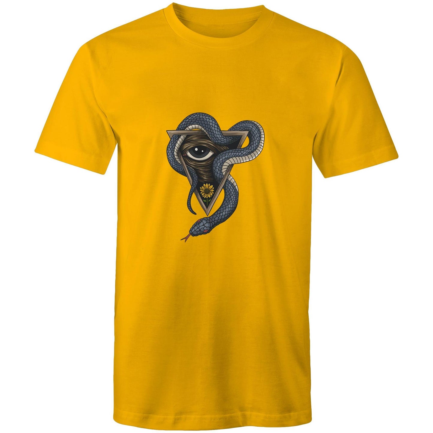 Men's Earthfolk T shirt - Serpents Vision - The Crescent Moon