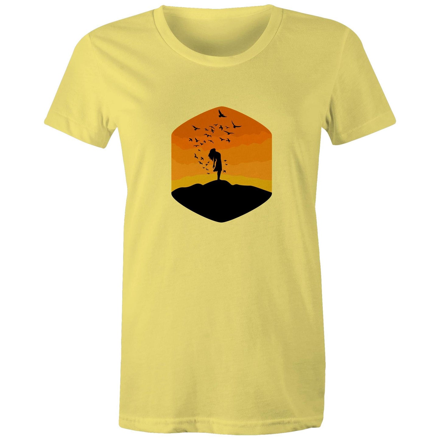 Women's Earthfolk Printed T shirt - Freedom