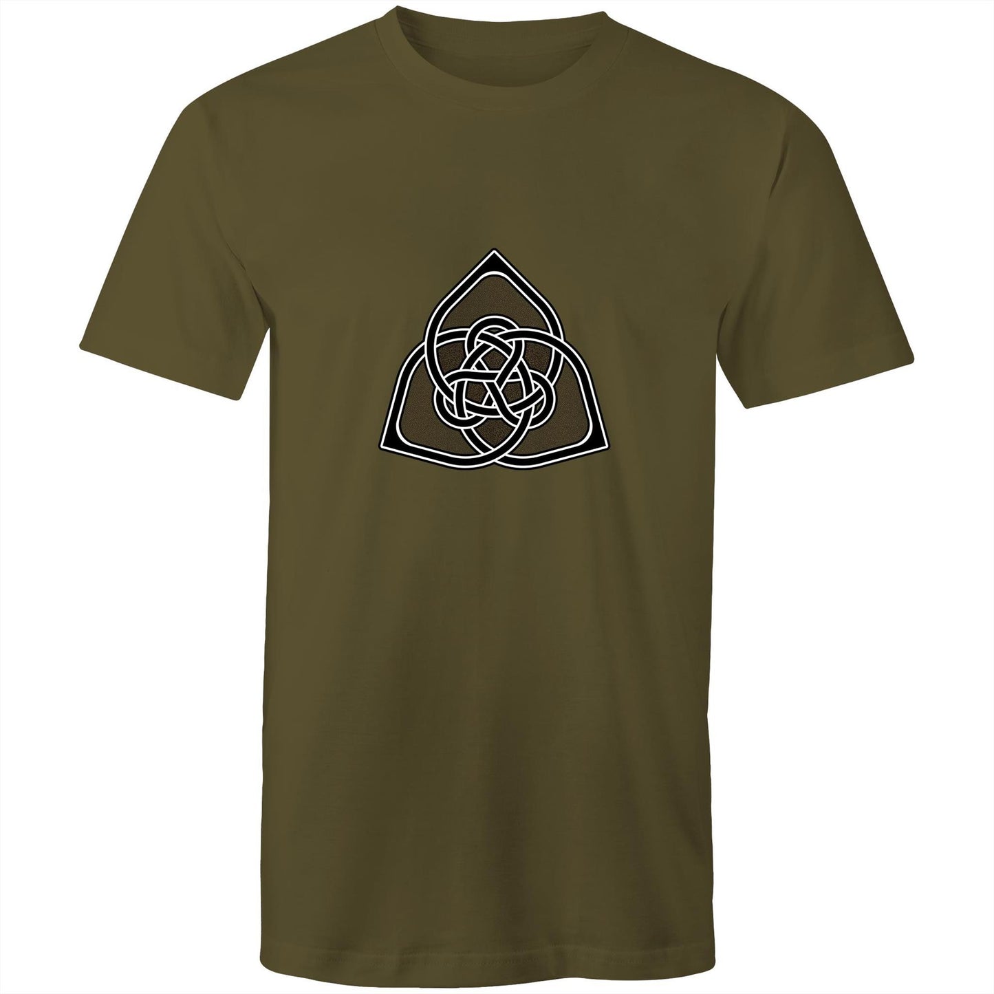 Men's Earthfolk T shirt - Celtic Shadow - The Crescent Moon