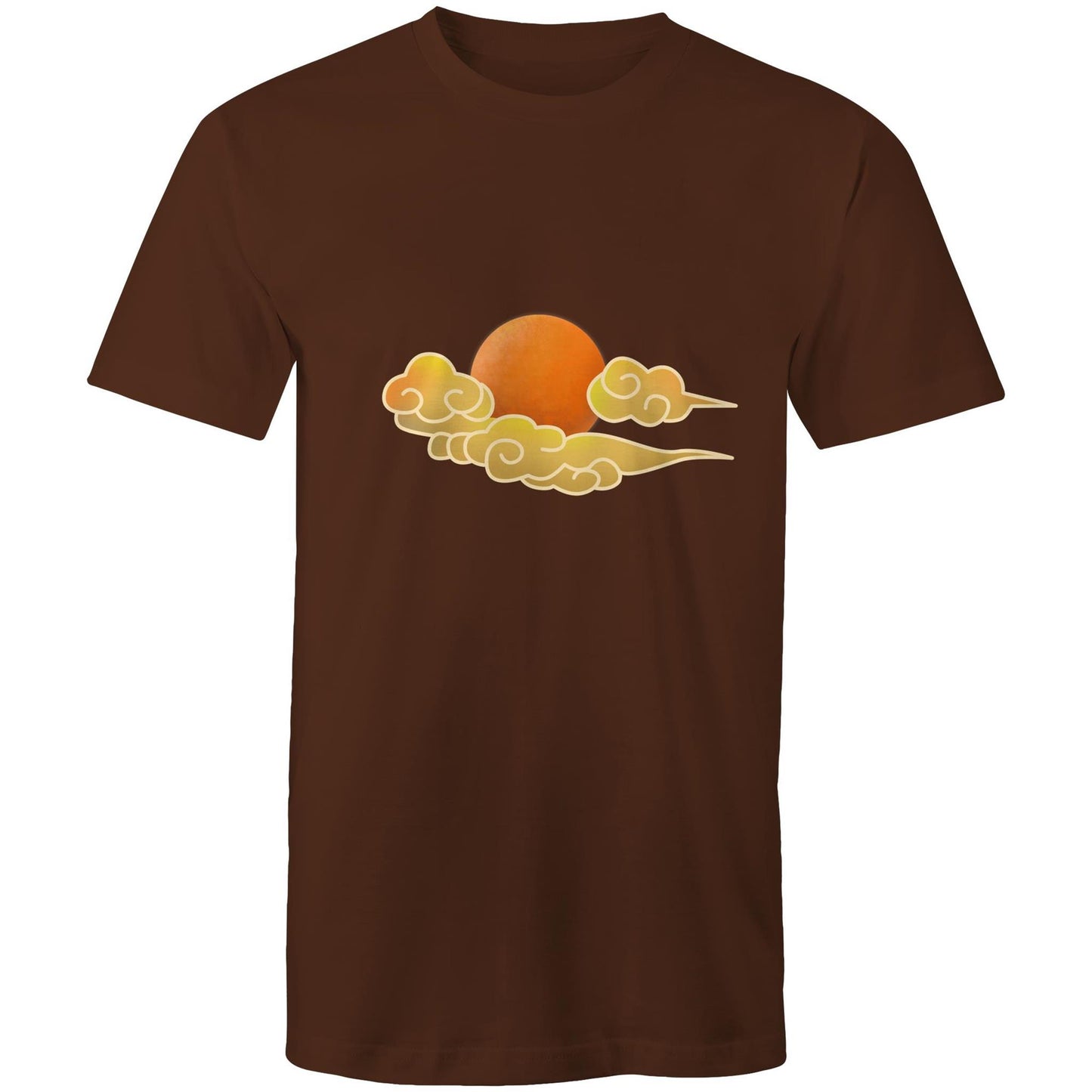 Men's Earthfolk T shirt - Cloud Swirl - The Crescent Moon