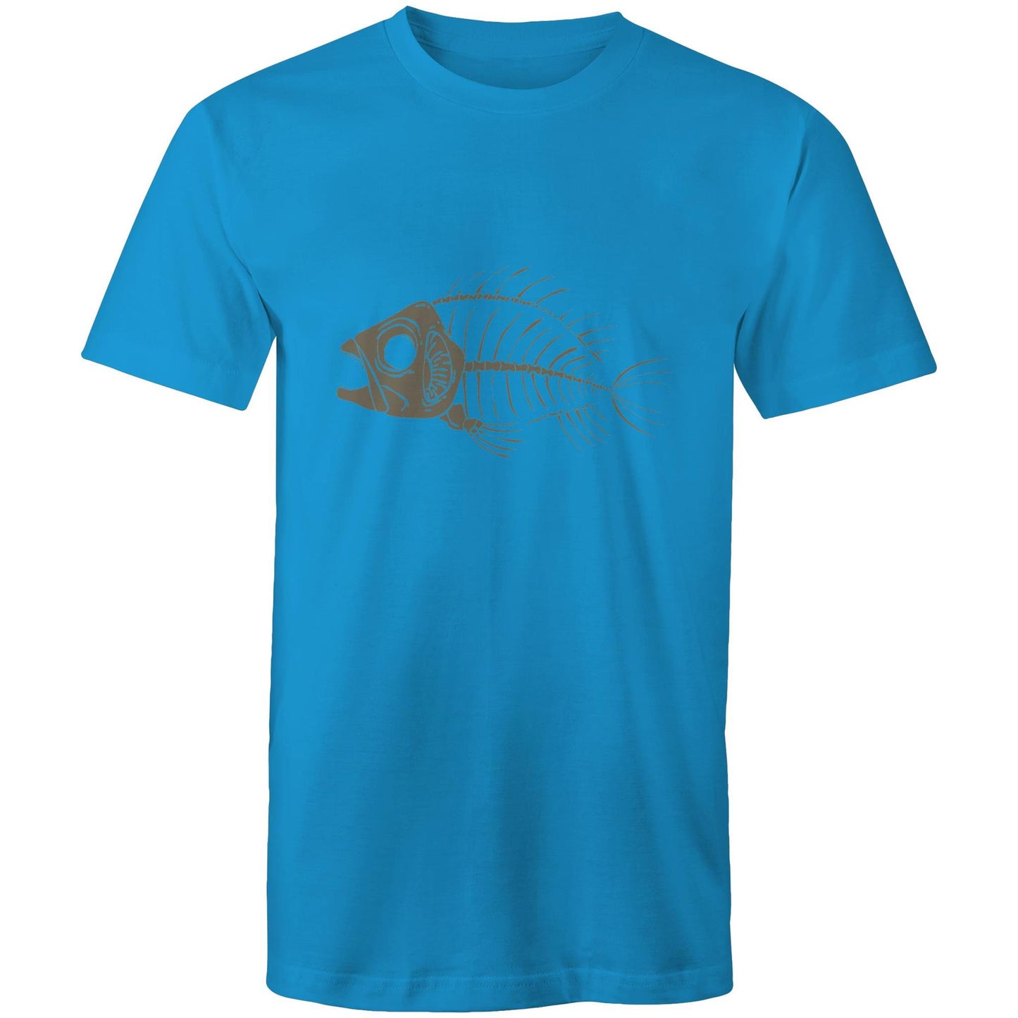 Men's Earthfolk T shirt - Fish Bones - The Crescent Moon