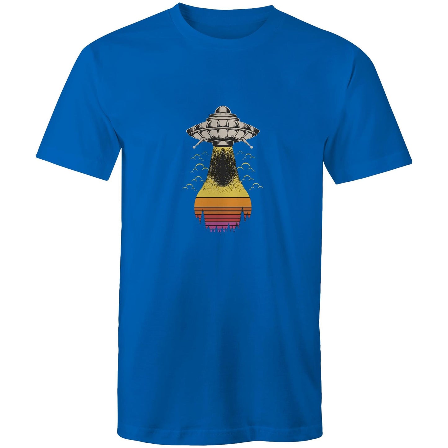 Men's Earthfolk Printed T shirt - Alien Summer - The Crescent Moon