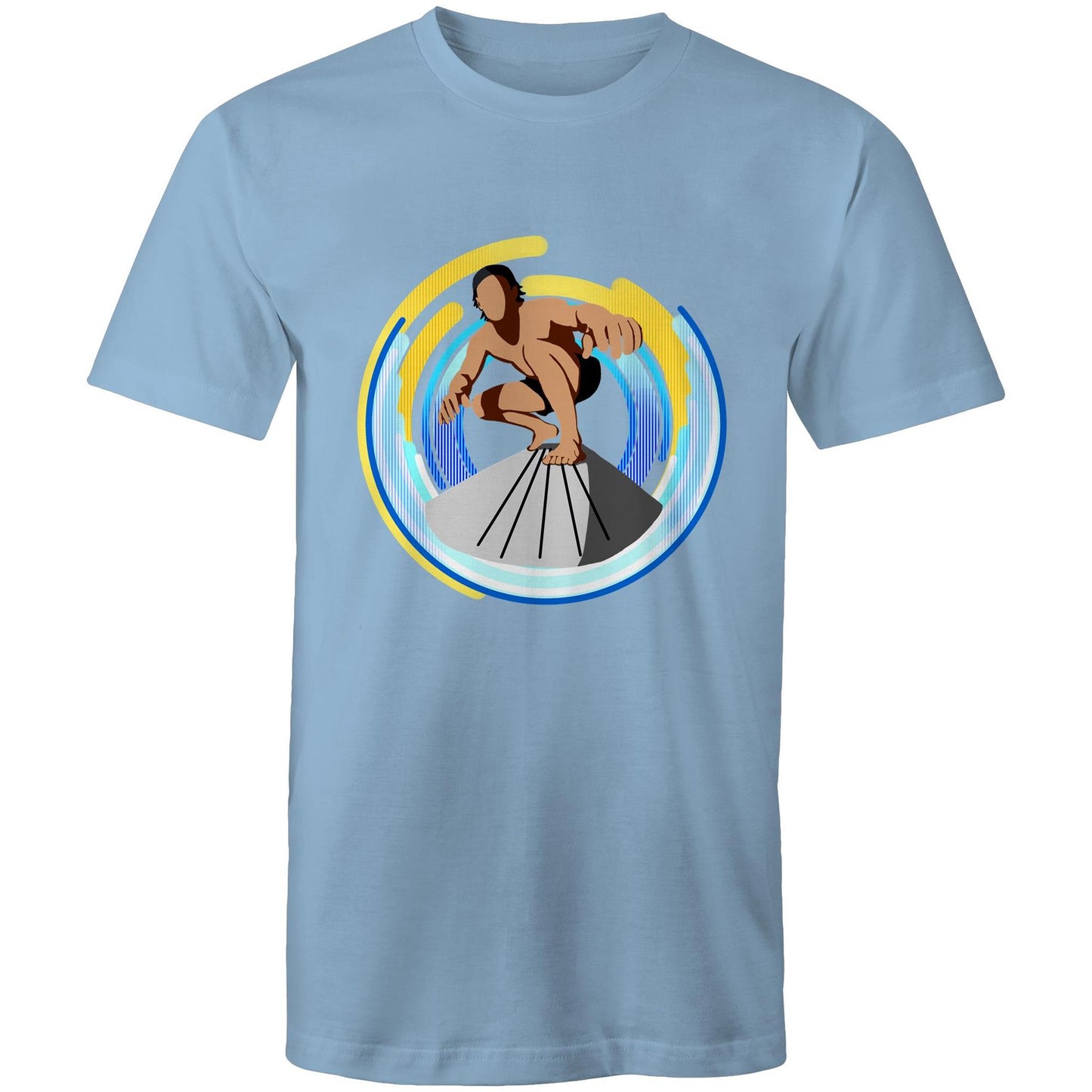Men's Earthfolk T shirt - Green Room - The Crescent Moon