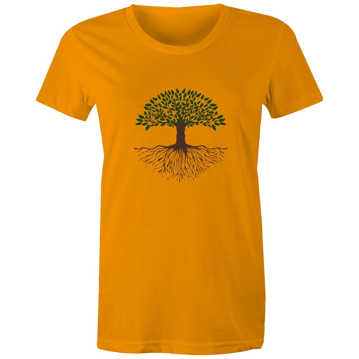 Women's Earthfolk T shirt - As above so below - The Crescent Moon