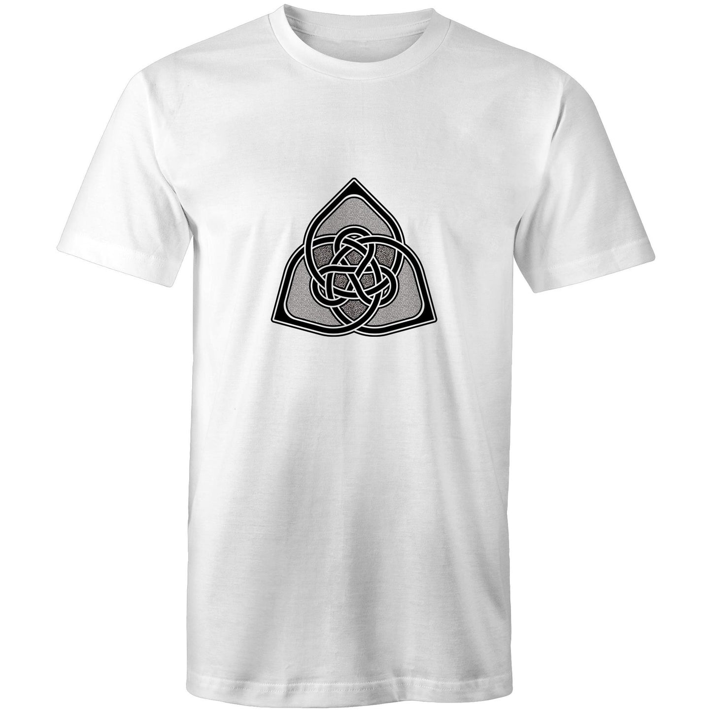 Men's Earthfolk T shirt - Celtic Shadow - The Crescent Moon