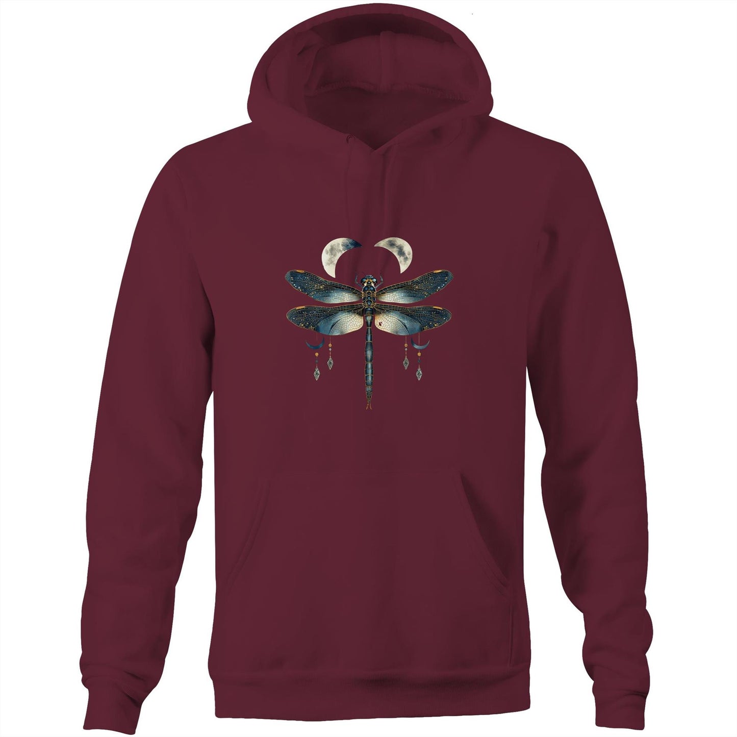 Unisex Earthfolk Hoodie - Dragonfly Moon