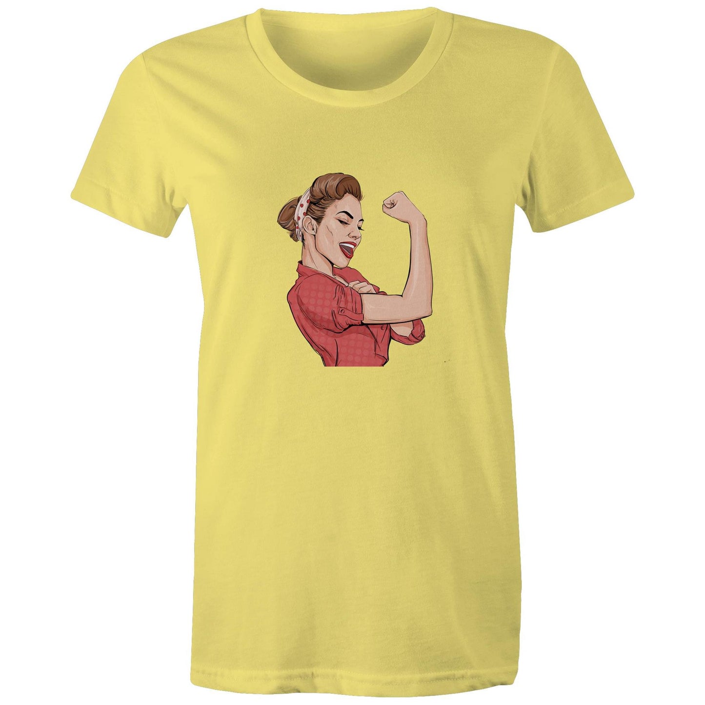 Women's Earthfolk T shirt - I am Woman - The Crescent Moon