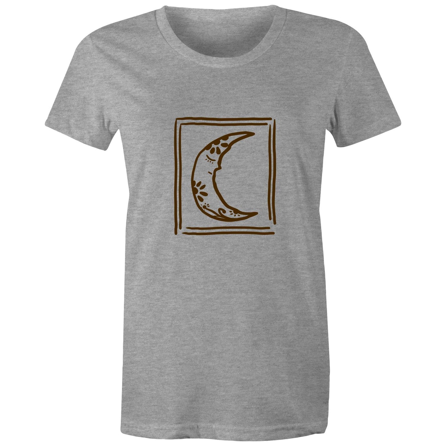Women's Earthfolk T shirt - Sleepy Moon