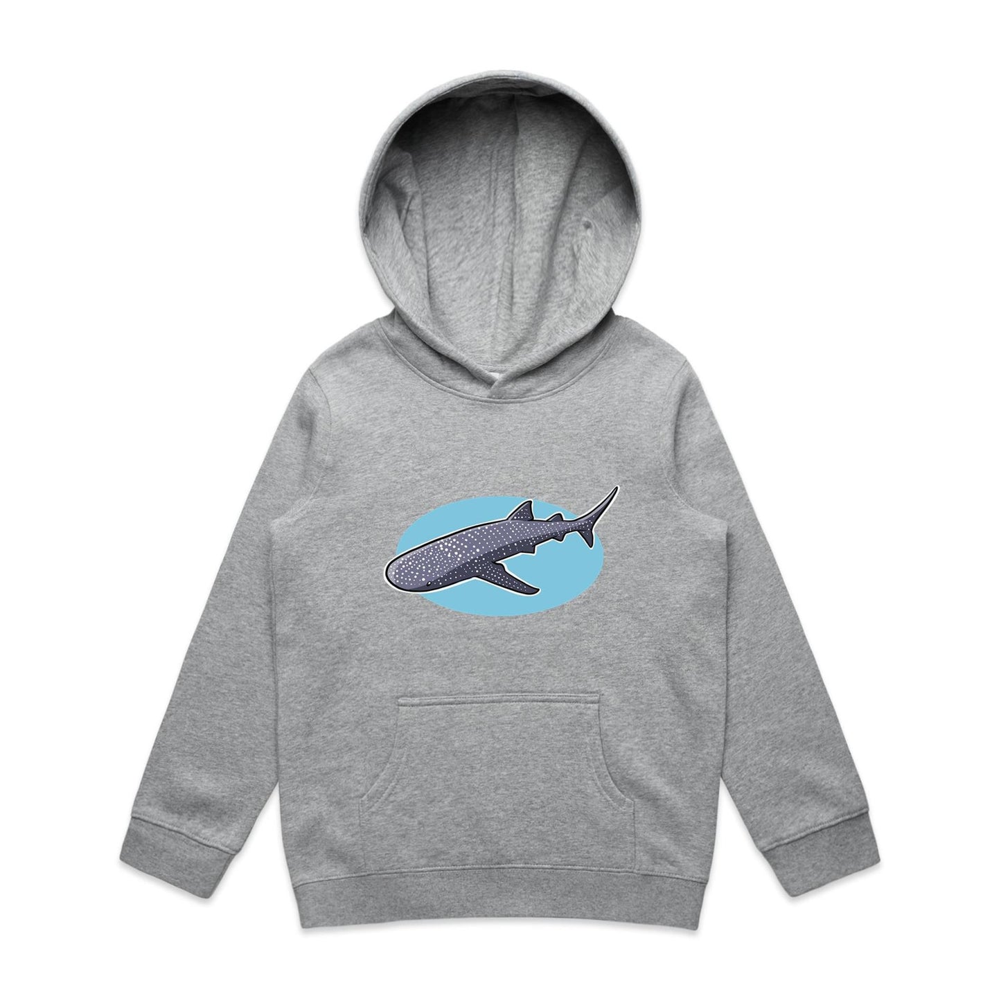 Kid's Earthfolk Hoodie - Cruising Whale Shark - The Crescent Moon