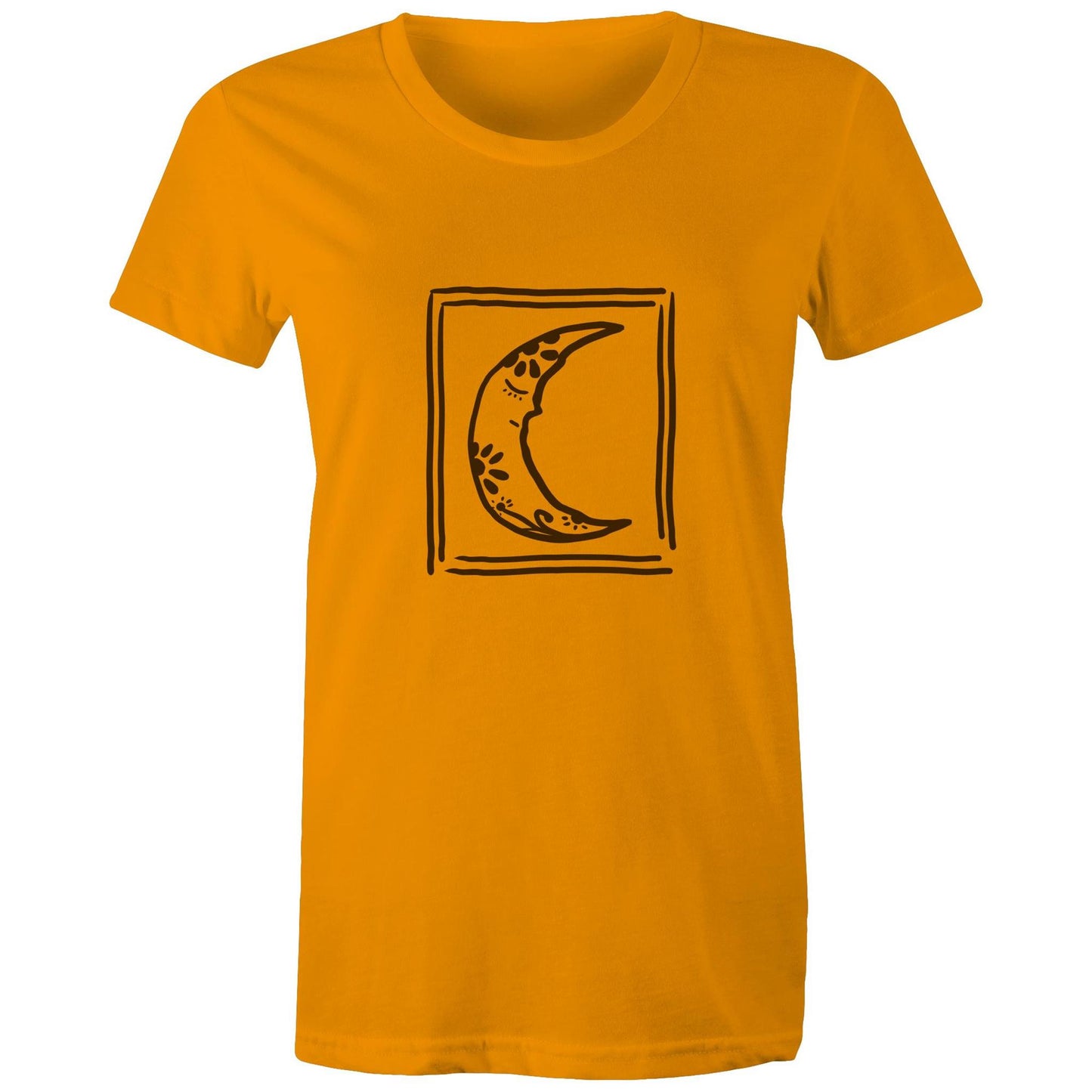 Women's Earthfolk T shirt - Sleepy Moon