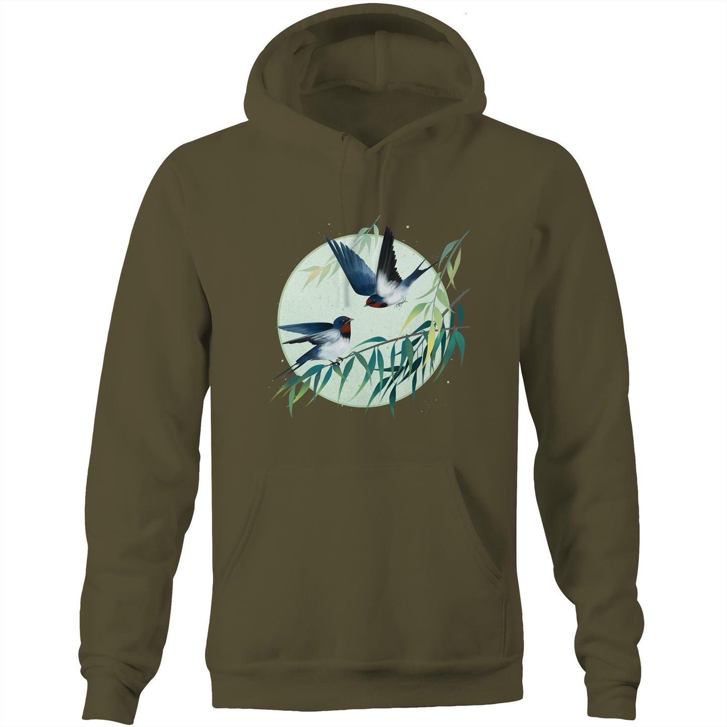 Unisex Earthfolk Hoodie - Spring Swallows