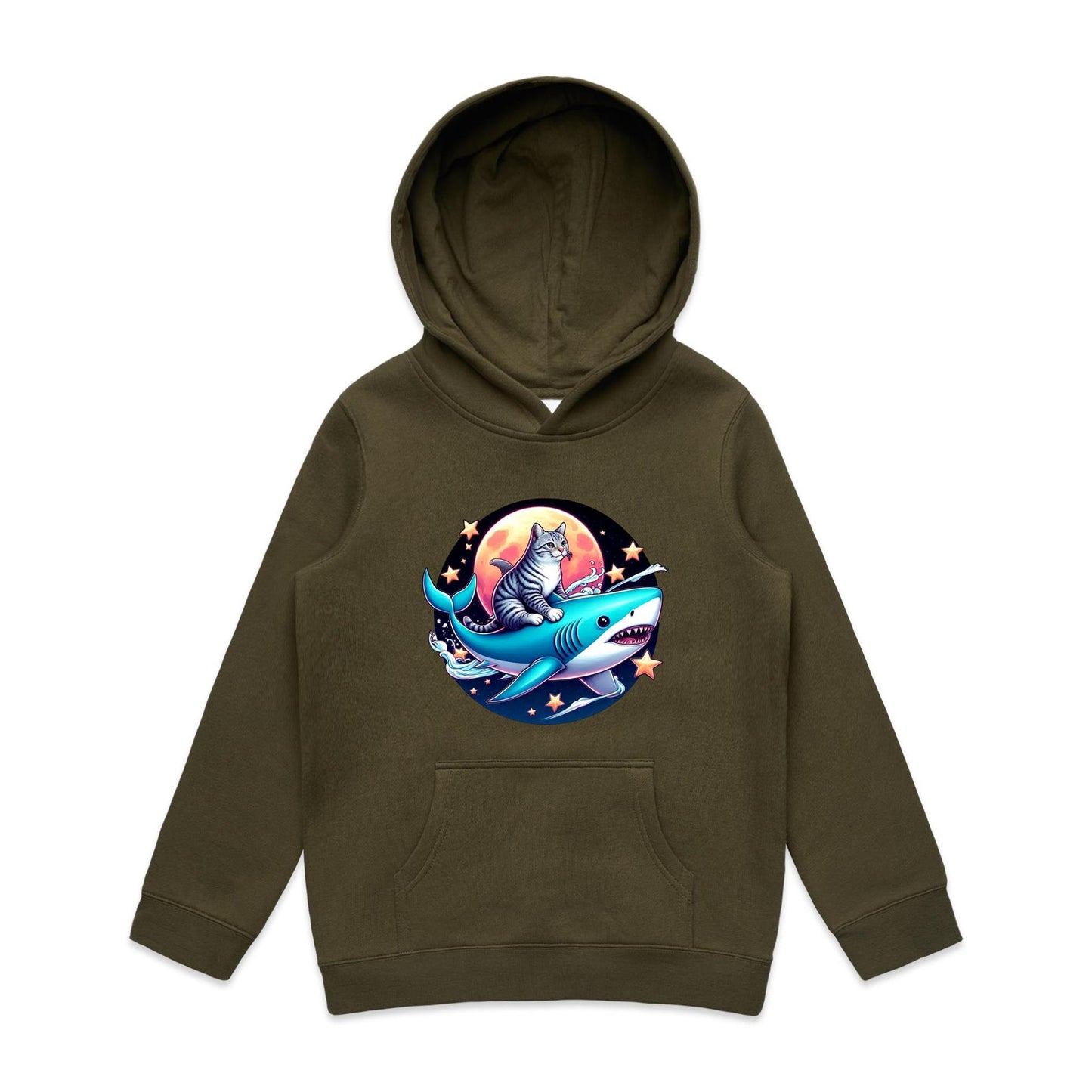 Kids Earthfolk Hoodie - Catfish - The Crescent Moon