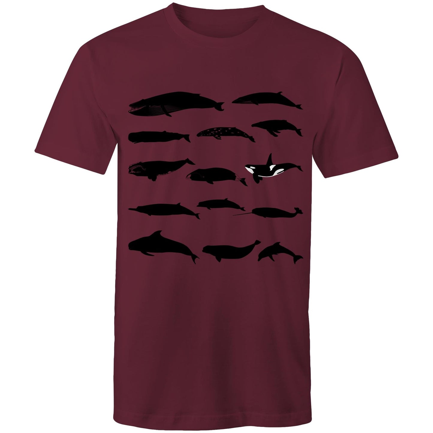 Men's Earthfolk Tshirt - Whale Silhouette - The Crescent Moon
