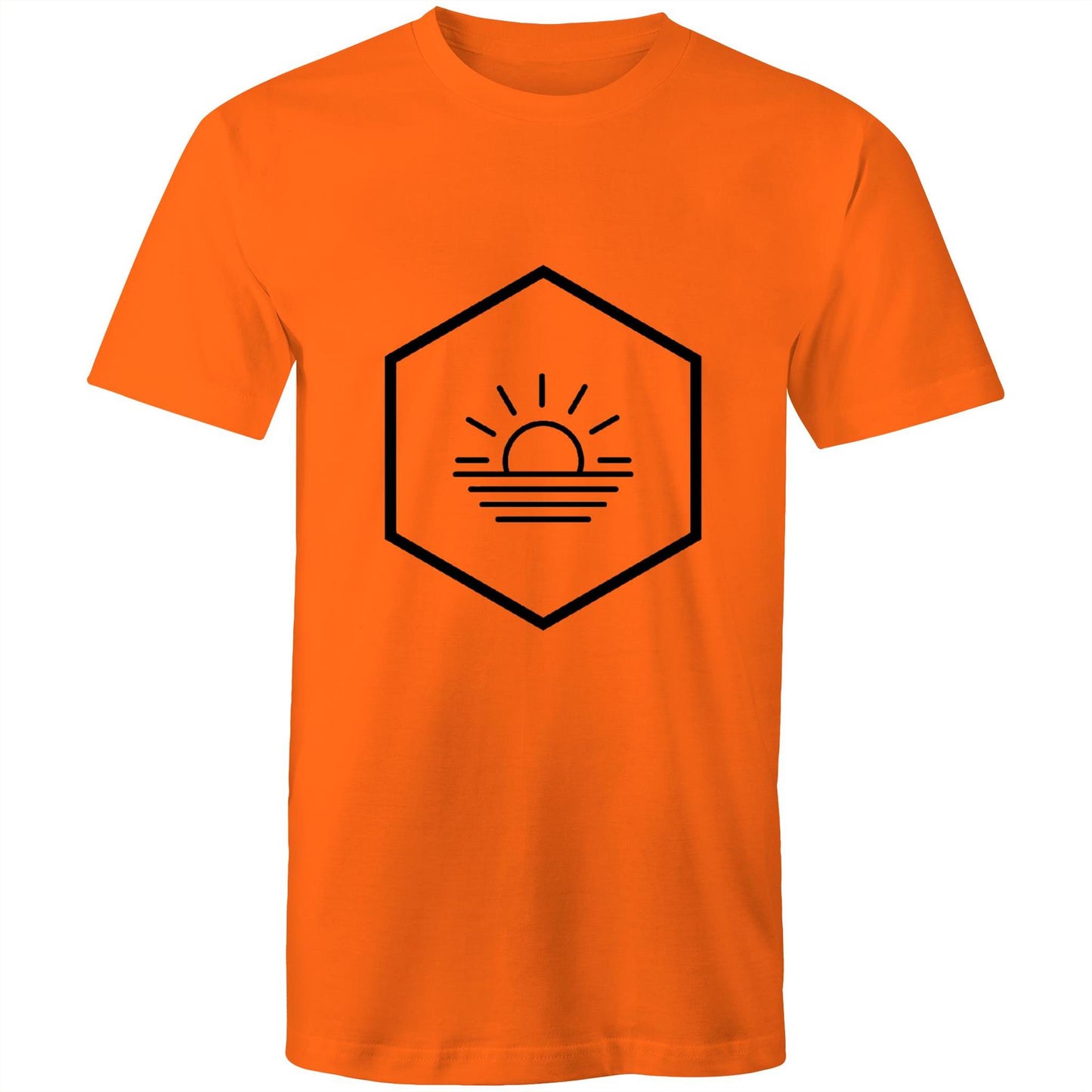 Men's Earthfolk Sunset T shirt - The Crescent Moon